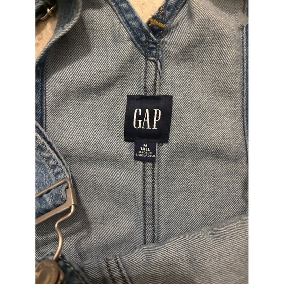 Gap Denim overalls size medium tall - Picture 5 of 9